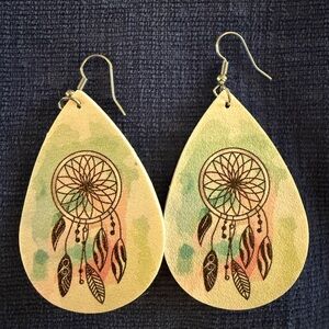 Dreamcatcher Teardrop Earrings